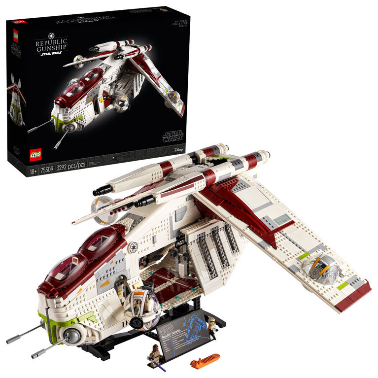 LEGO Star Wars La canonnière de la République 75309 Ensemble de série de collection suprême à collectionner (3 292 pièces)