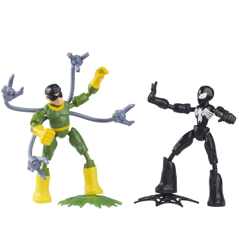 Marvel Spider-Man Bend and Flex Black Suit Spider-Man Vs. Doc Ock