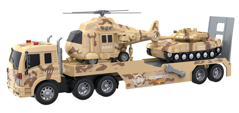 Dragon Wheels Friction Powered Military Transport Truck