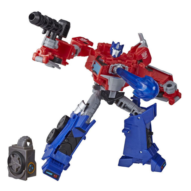 Transformers, figurine Optimus Prime Cyberverse de classe Deluxe