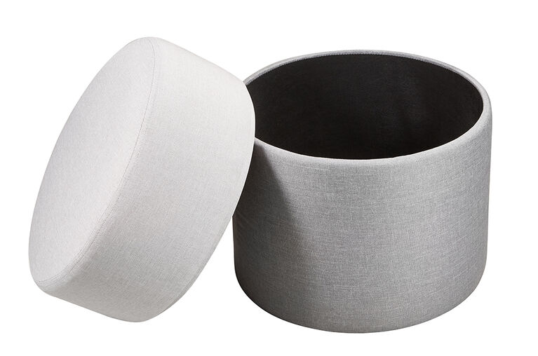 Kvell Split Storage Stool/Grey