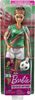 Barbie Soccer Doll, Brunette, #16 Uniform, Soccer Ball, Cleats, Socks, 3 & Up