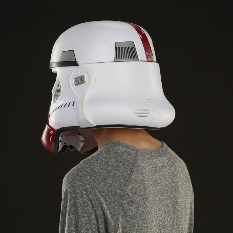 Star Wars The Black Series The Mandalorian Incinerator Stormtrooper Premium Electronic Helmet Toys R Us Canada