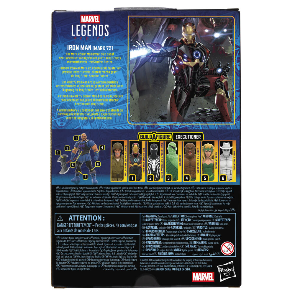 Marvel Legends Series Iron Man (Mark 72) Iron Man Comics Action Figure