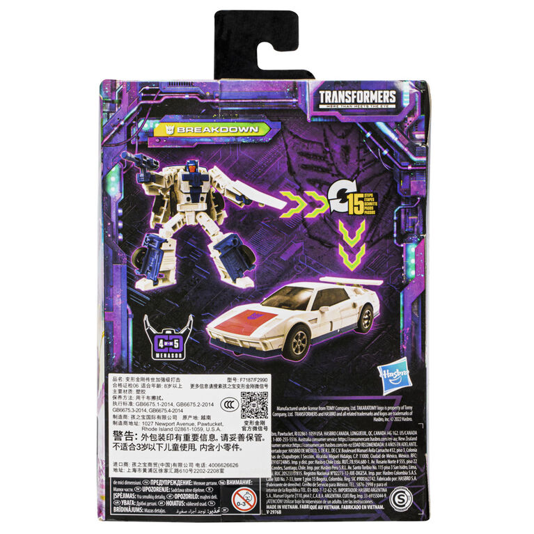 Transformers Legacy Evolution Deluxe Breakdown 5.5" Action Figure