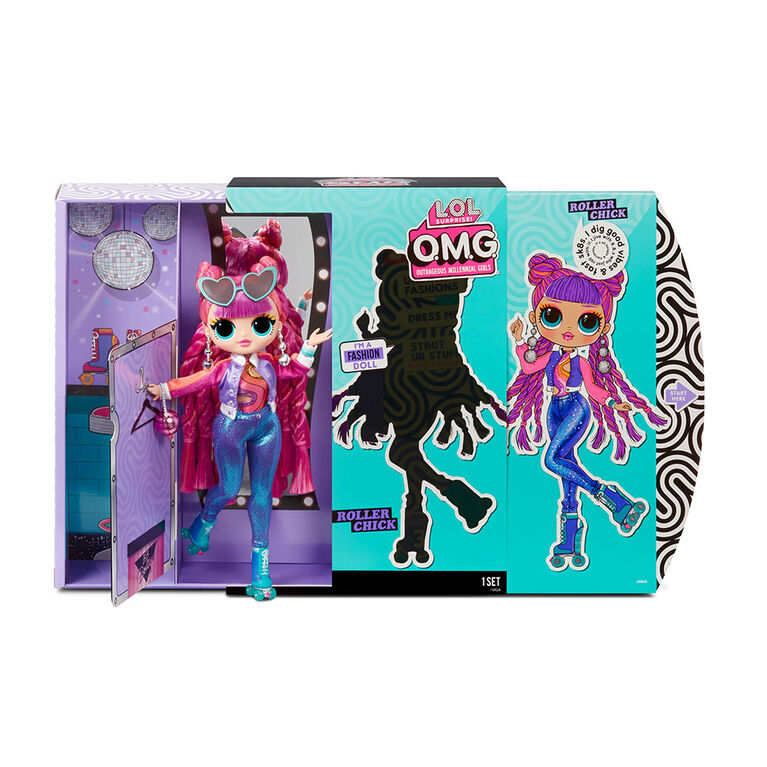 L O L Surprise O M G Roller Chick Fashion Doll With Surprises Toys R Us Canada