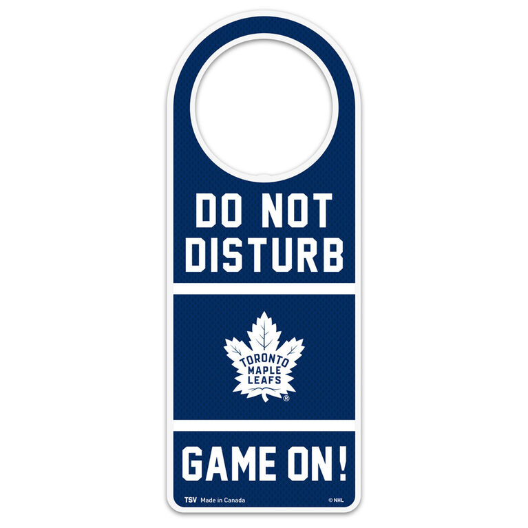 NHL Toronto Maple Leafs door hanger