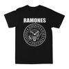 Ramones -White Seal- Black T-Shirt