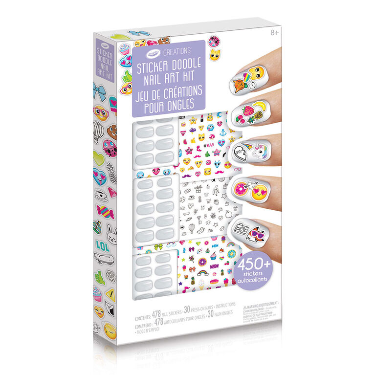 Creations Sticker Doodle Nail Art Kit Toys R Us Canada