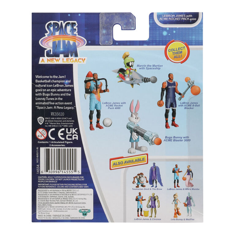Space Jam S1 Ballers Fig Pack - Marvin With Spaceship - English Edition