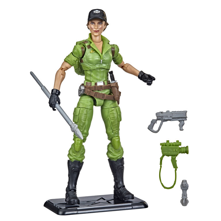 G.I. Joe Classified Series Series Lady Jaye Action Figure Collectible Toy, Multiple Accessories with Classic Package Art