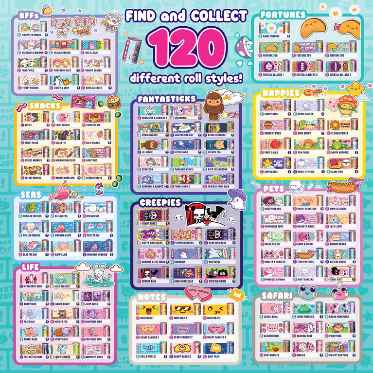 Sticki Rolls - Wearable Shareable Sticker Jewelry - Sticki Book Kit