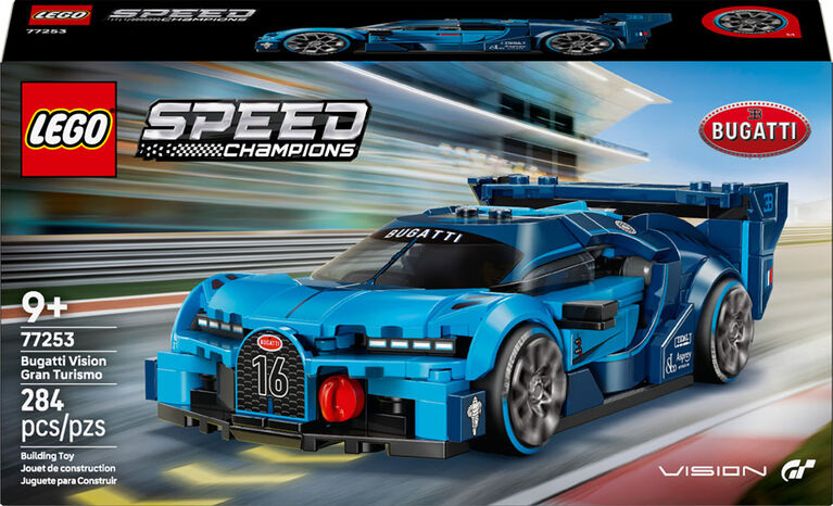 LEGO Speed Champions L'hypervoiture Sport Bugatti Vision Gran Turismo, Ensemble de Mod&egrave;les et de Construction 77253