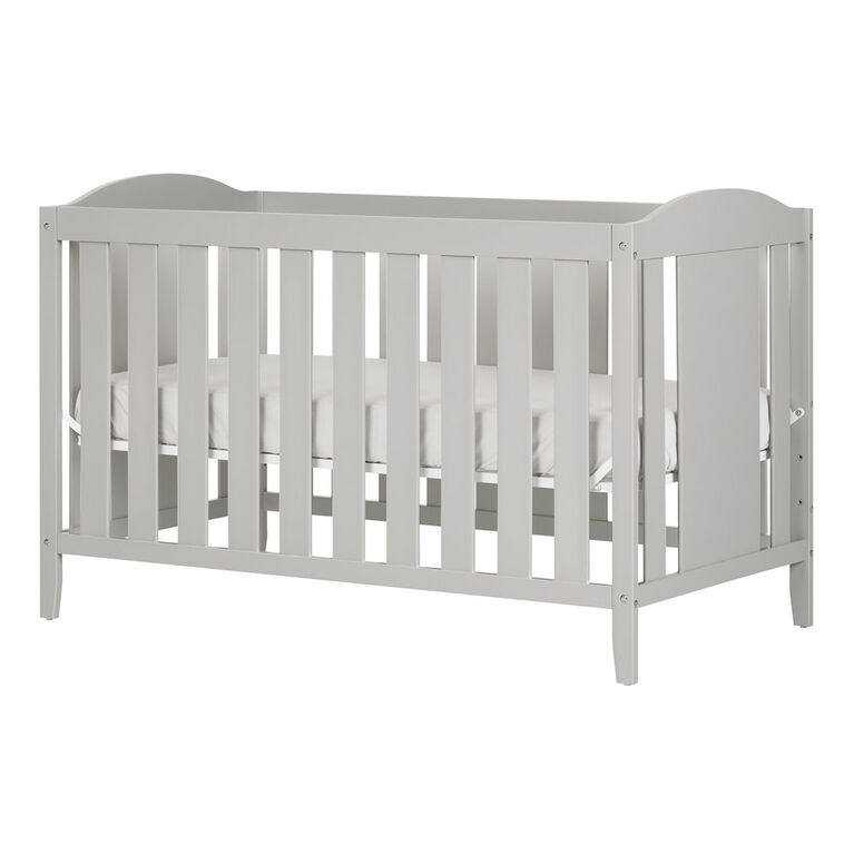 Angel Crib and Toddler Bed - Convertible Nursery Furniture for your Baby- Soft Gray