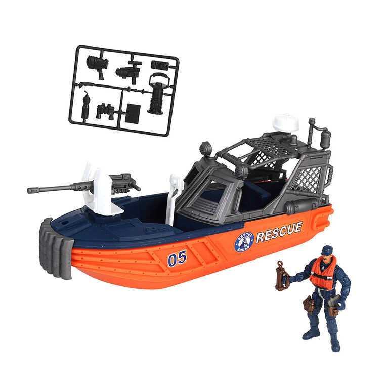 Rescue Force - Rescue Squad Boat - R Exclusive