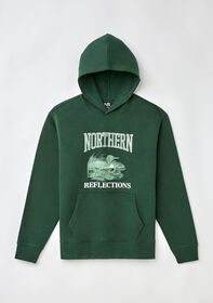 Northern Reflections Adult Heritage Loon Sweatshirt Green