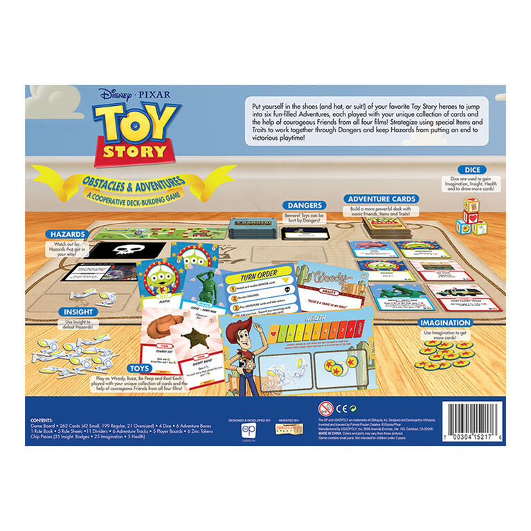 TOY STORY OBSTACLES & ADVENTURES - A Cooperative Deck-Building Board Game - English Edition