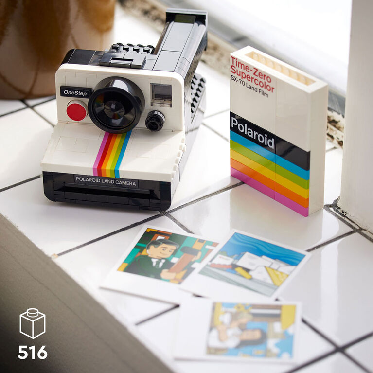 LEGO Ideas Appareil Photo Polaroid OneStep SX-70; kit de construction pour photographe 21345