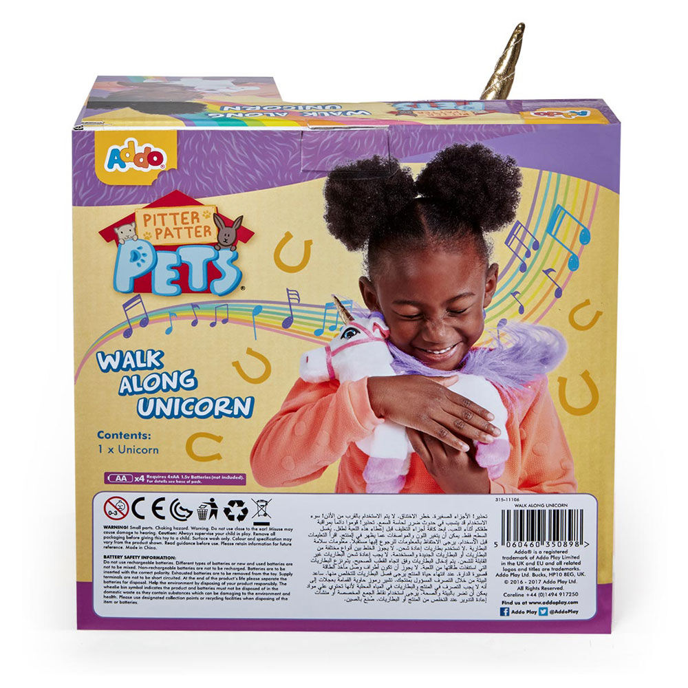 Pitter patter walking unicorn hot sale