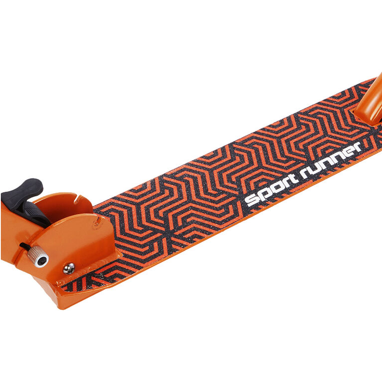 Trottinette sport runner premium 120 mm orange