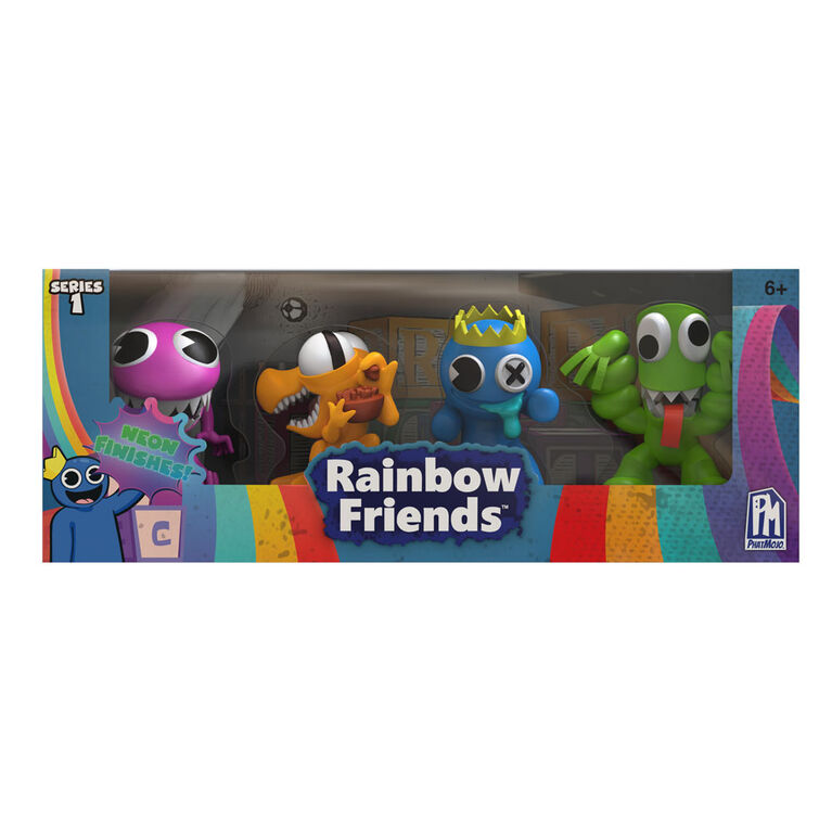 Rainbow Friends - Lot de 4 figurines - Série 1