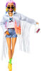 Barbie Extra Doll in Long-Fringe Denim Jacket with Pet Puppy