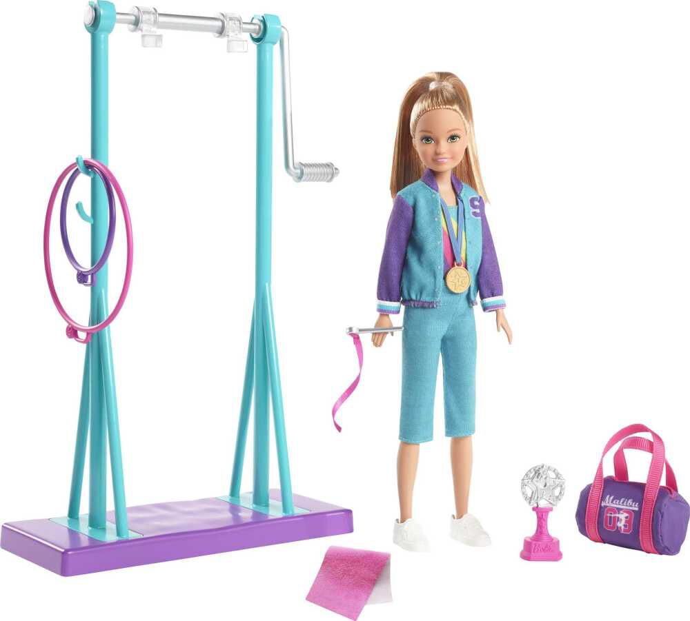 barbie gymnastic set