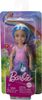 Barbie- Chelsea- Poupée Royale avec cheveux bleus, jupe colorée