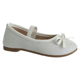 Laura Ashley Ballet Flats White Glitter