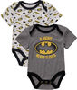HOMME CHAUVE-SOURIS BÉBÉ Paquet de 2 LE MAILLOT DE CORPS 6-9M-Gris