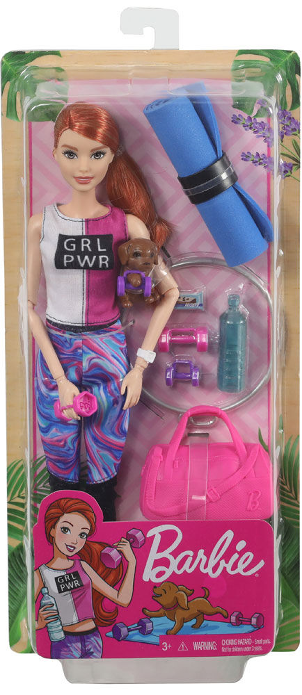 red haired barbie doll