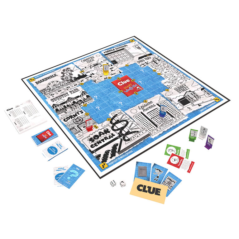USAopoly CLUE: Diary of a Wimpy Kid - English Edition