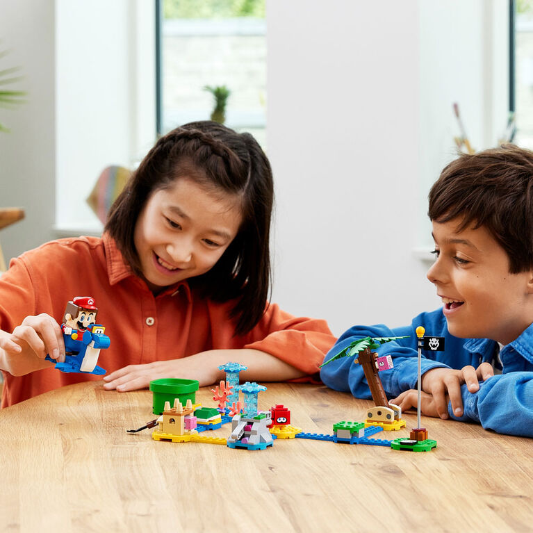 LEGO Super Mario Dorrie's Beachfront Expansion Set 71398 Building Kit (229 Pieces)