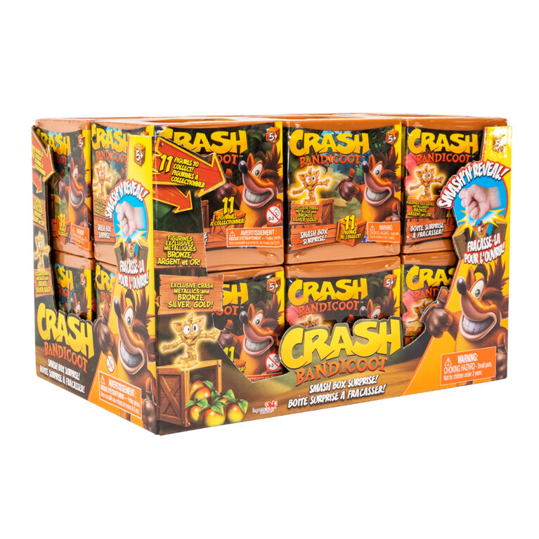 Crash Bandicoot 2.5" Smash Box Surprise