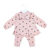 Baby Mode 3 Piece Legging and Headband Set: Pink Bow 12M