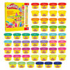 Play-Doh Pack de 50 pots arc-en-ciel, mini pots de pâte à modeler