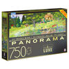 Big Ben 750-Piece Luxe Panorama Jigsaw Puzzle, Cabin on the Lake
