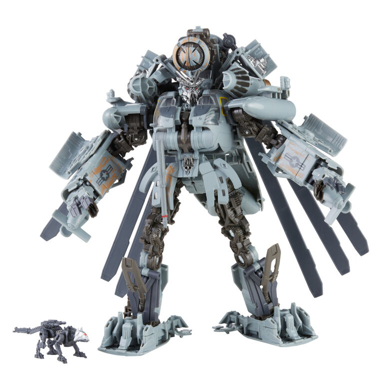 Transformers Toys Studio Series 73 Leader Class Transformers: Revenge of the Fallen Grindor and Ravage Action Figure