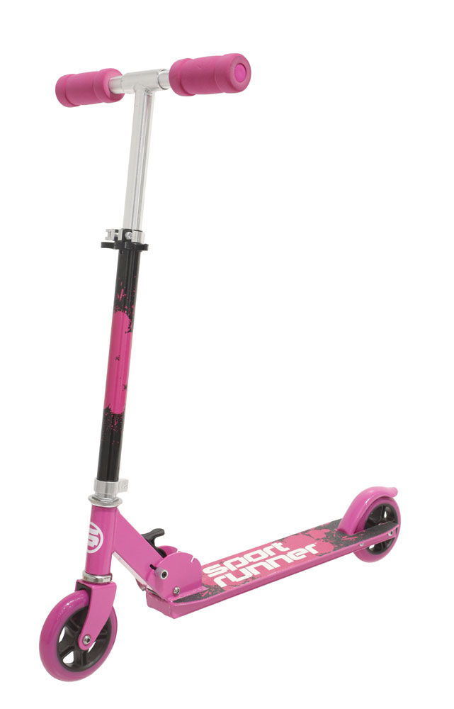 pink kick scooter