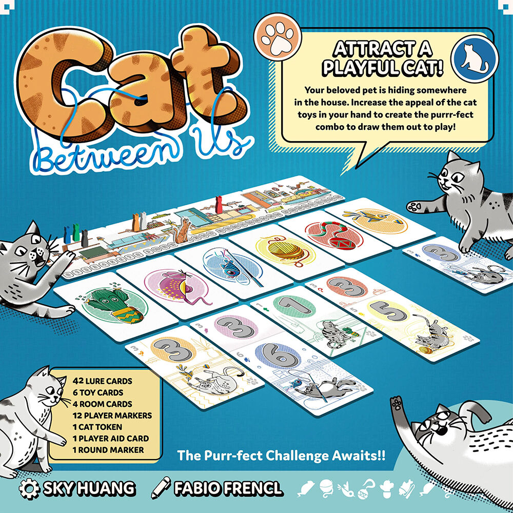 USAopoly Cat Between Us Card Game - English Edition