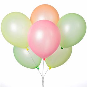 10 Ballons 12 Po - Couleurs Néon