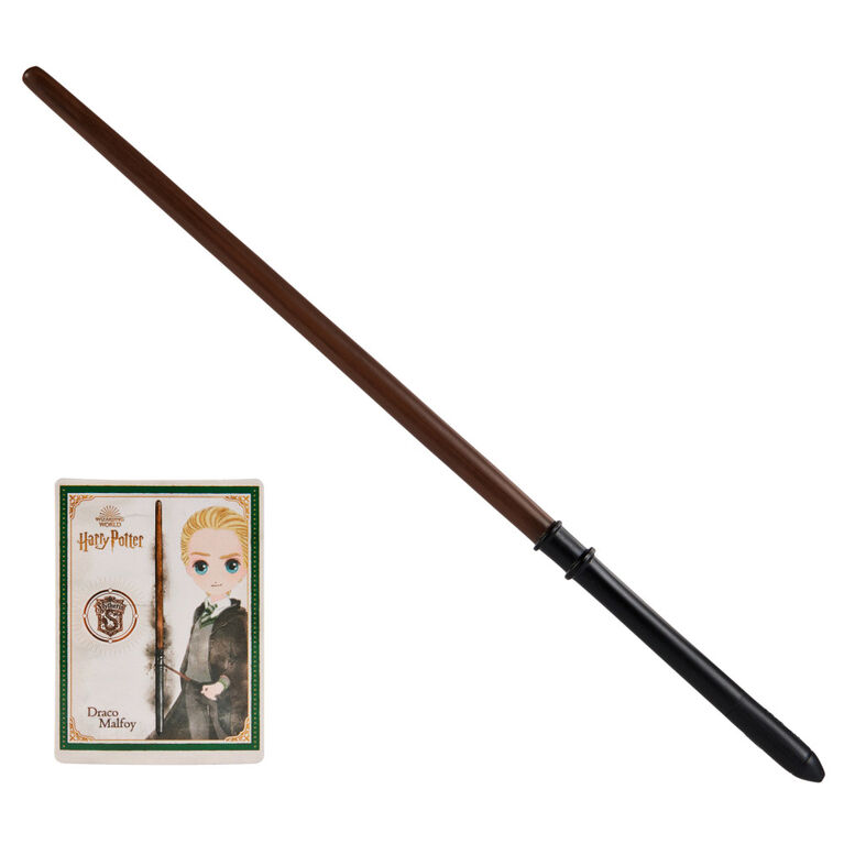 Wizarding World Harry Potter, 12-inch Spellbinding Draco Malfoy Wand with Collectible Spell Card