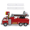 PAW Patrol, Marshall's Transforming Movie City Fire Truck with Extending Ladder, Lights, Sounds and Action Figure