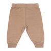 Baby Mode 3 Piece Fleece Jogger Set:Brown Dog