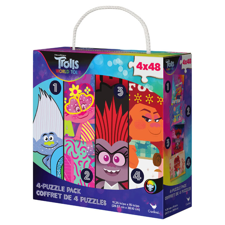 Trolls, Coffret de 4 puzzles