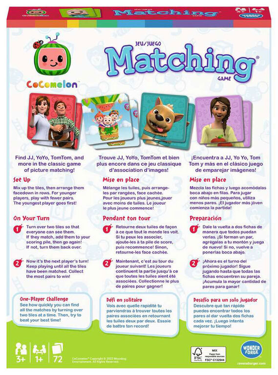 Cocomelon Matching Game