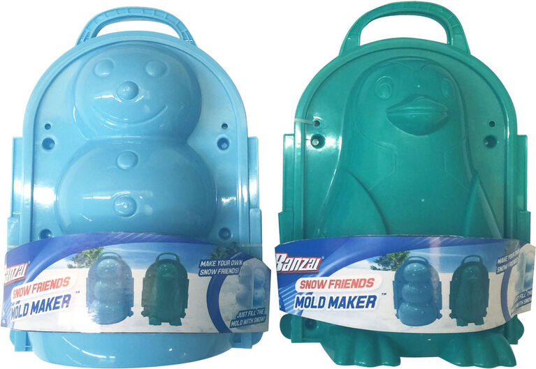Snow Friends Mold Maker - Sold Separately Colours Vary