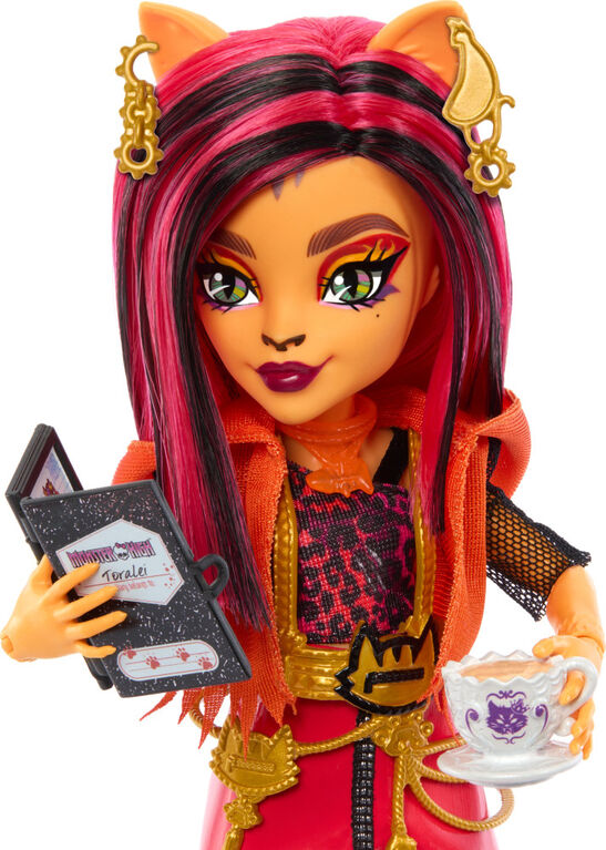 Monster High-Monstrueux Secrets-Coffret Toralei Stripe Frayeurs Néon