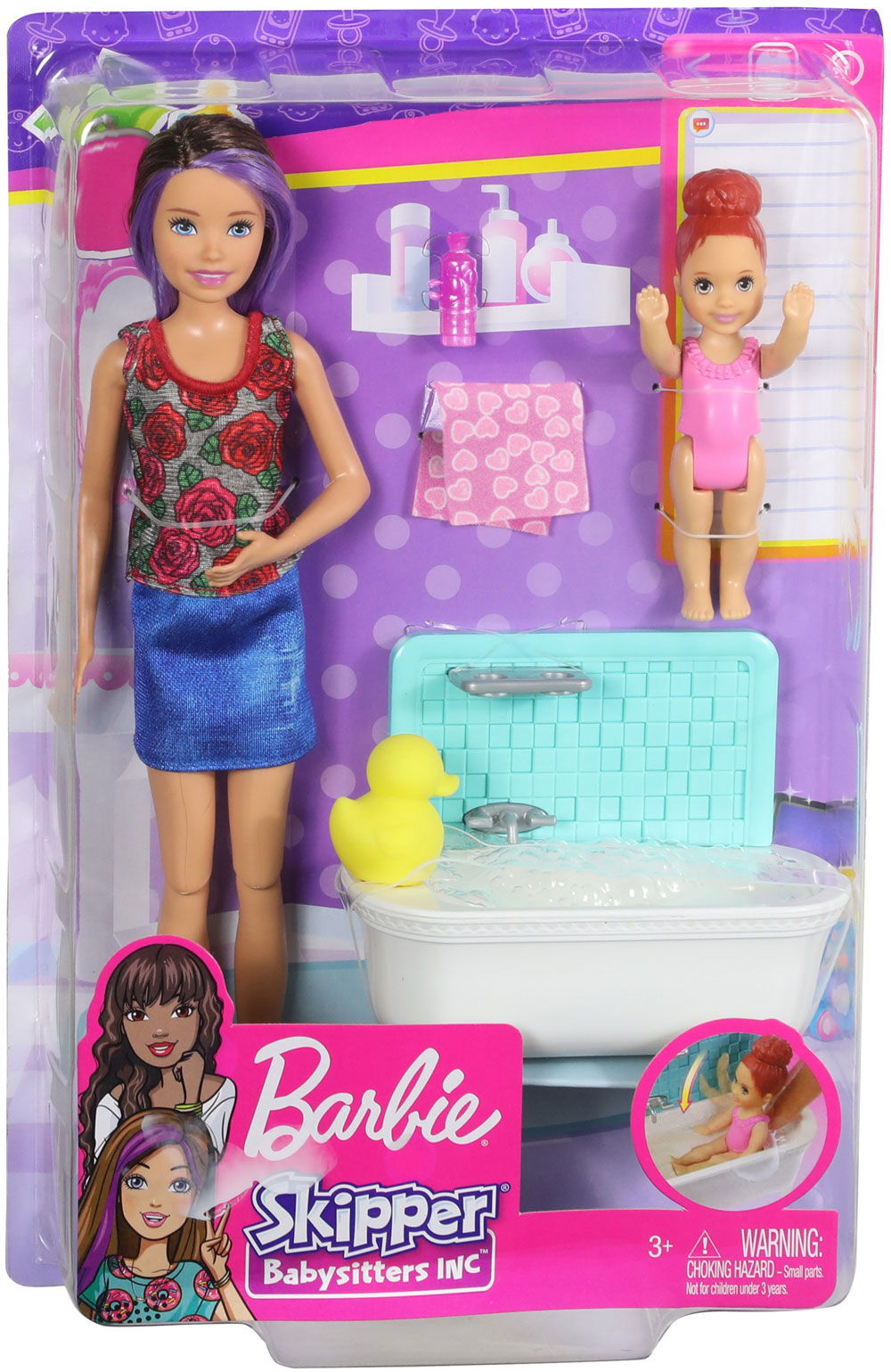 barbie skipper babysitters playset and dolls accessories assortment