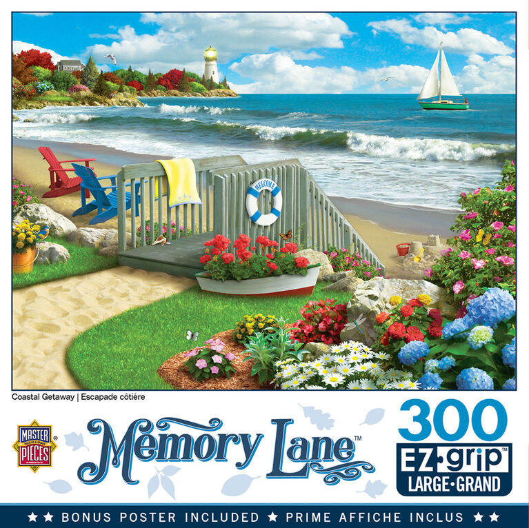 Memory Lane 300 Piece EZ-Grip Puzzle - "Coastal Gateway"
